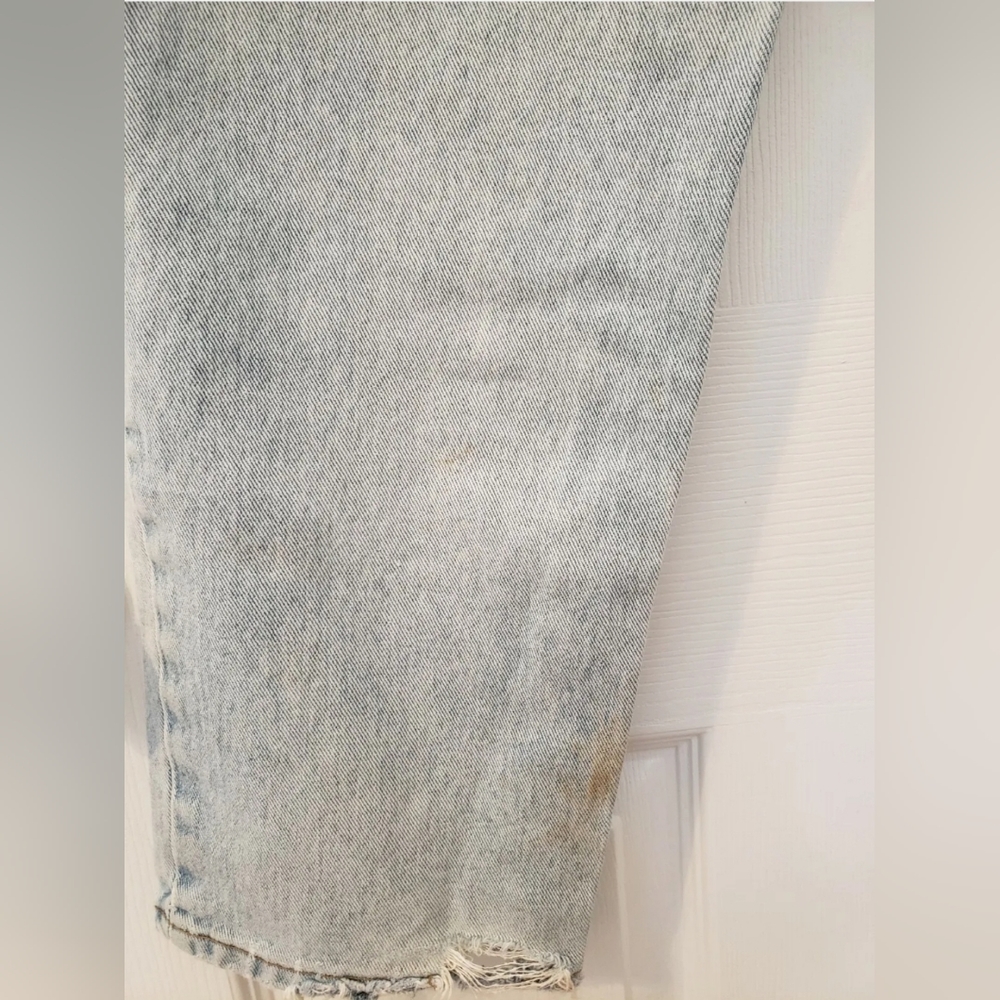 💪VINTAGE BRITCHES GREAT OUTDOORS BLUE JEANS MEN'S SIZE 31 x 31 FADED DISTRESSED - Picture 11 of 12